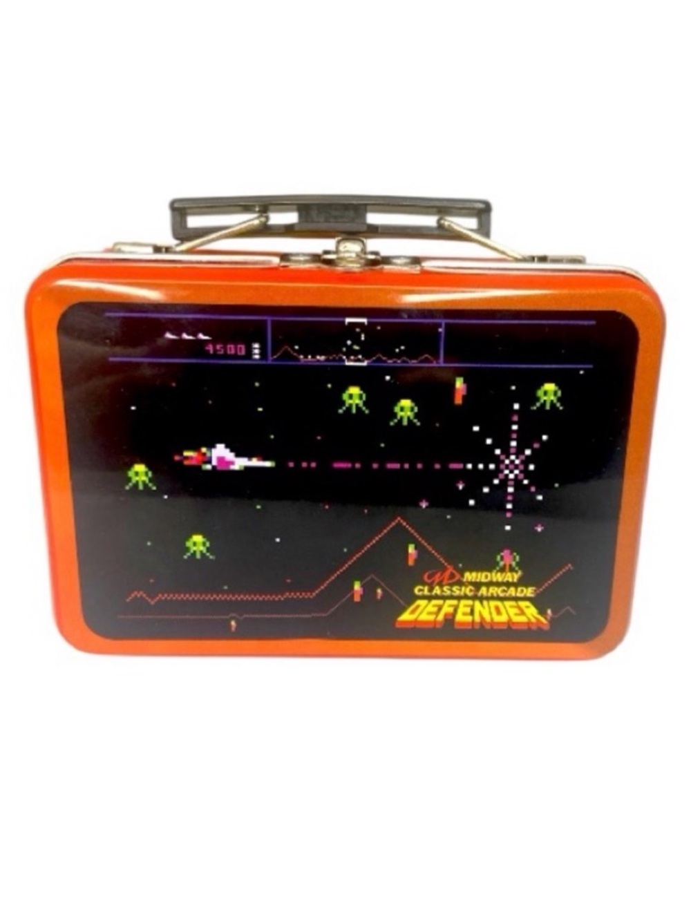 Midway Classic Arcade Defender Teeny Toys Miniature Tin‎ Lunchbox